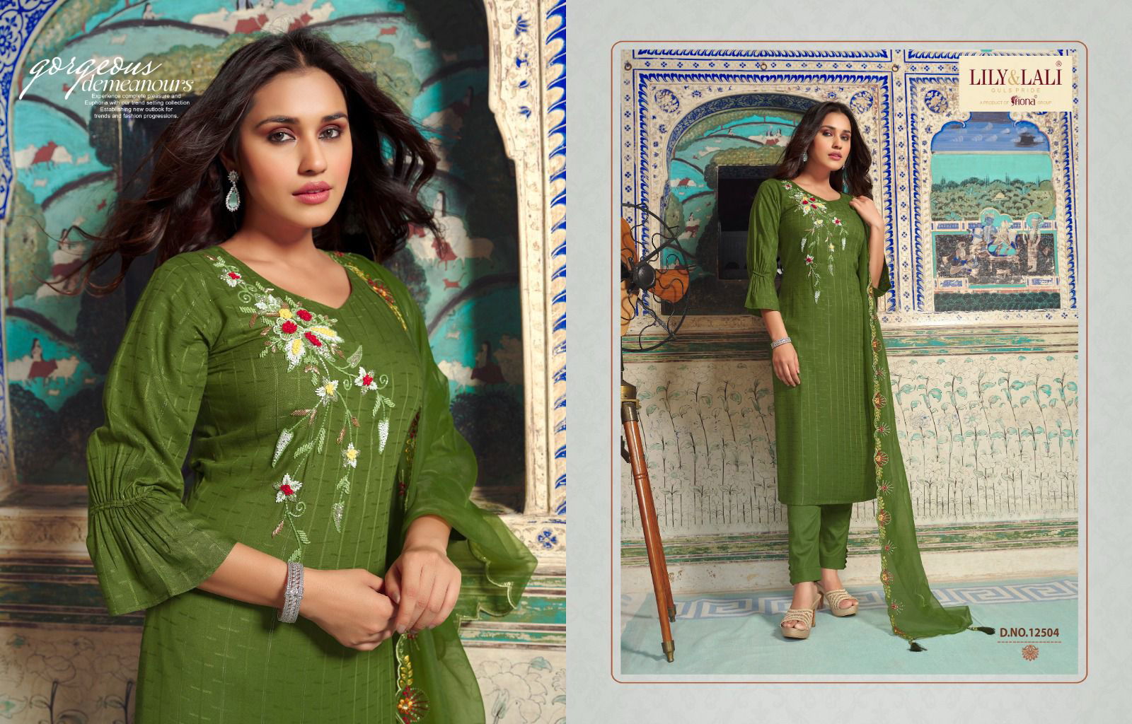 Metro Fusion By Lily Lali Designer Readymade Suits Catalog